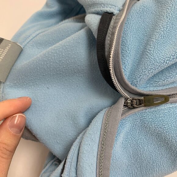 Vintage Nike ACG Therma Fit Sweatshirt Girls L Large Blue All Condition Gear - Picture 13 of 15